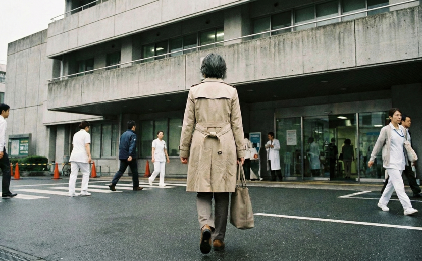 ソーシャルワーカーの後ろ姿イメージ