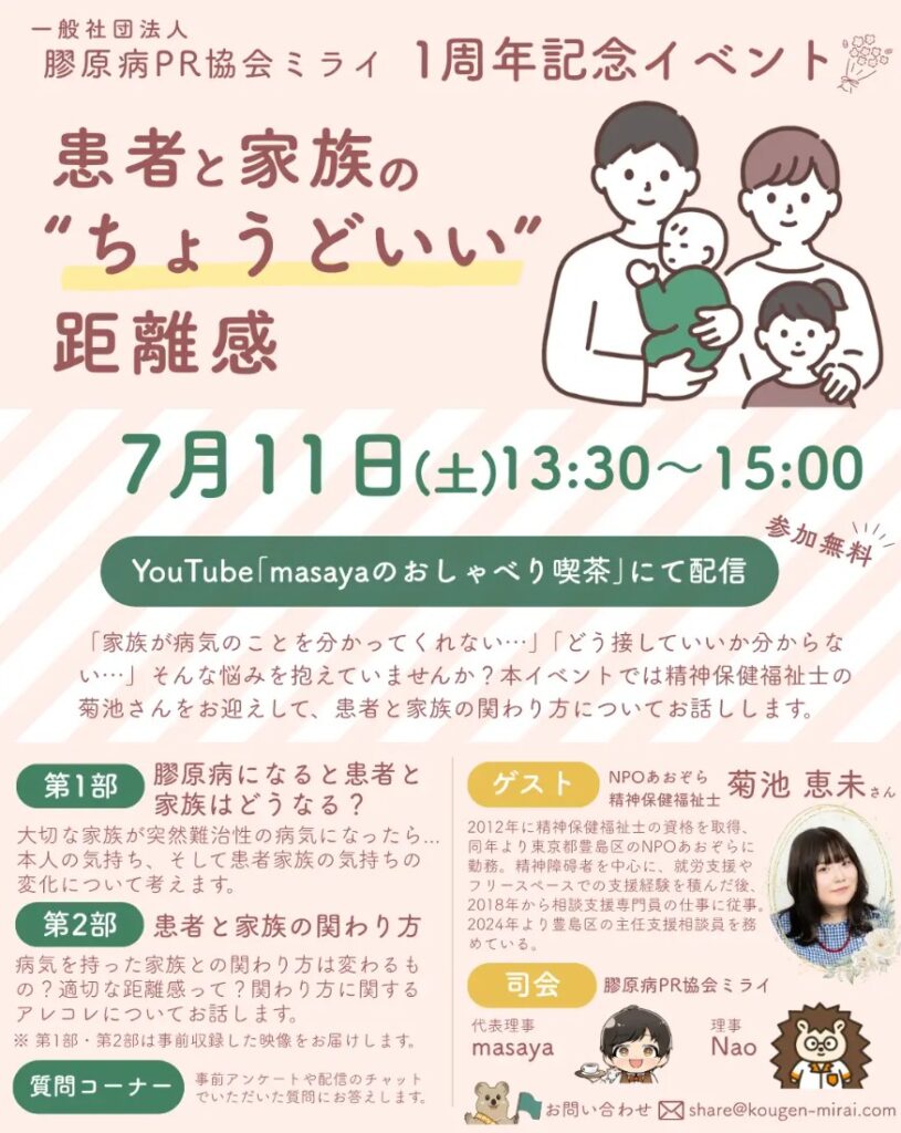 一周年記念イベントチラシ
